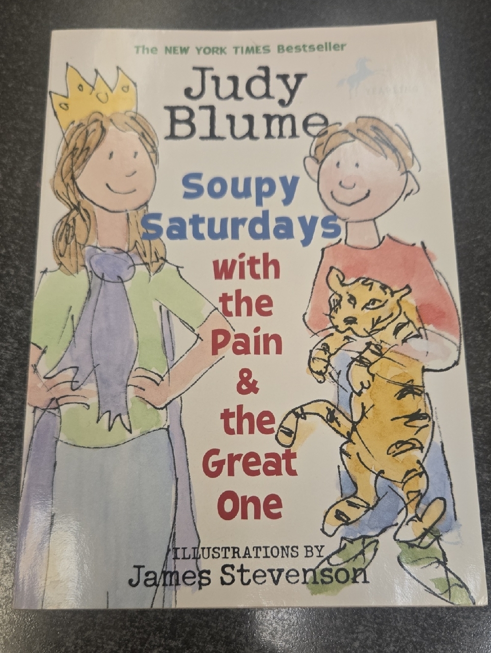 Judy Blume 'Soupy Saturdays' Paperback Book - White, Red, Blue